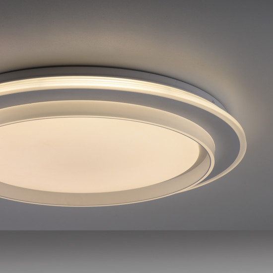 JUST LIGHT LAGO LED Deckenleuchte CCT Dimmbar 34W weiss 14297-16