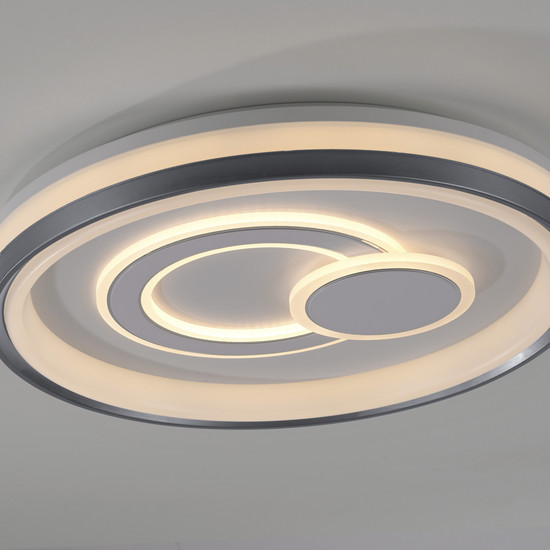 JUST LIGHT MINELLI LED Deckenleuchte Warmweiss Dimmbar 35W weiss 14334-16