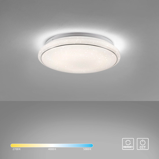 JUST LIGHT JUPITER LED Deckenleuchte CCT 13,6W weiss 14362-16
