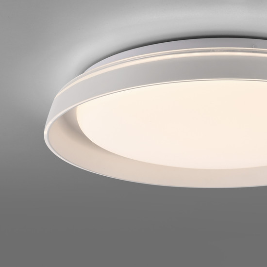 JUST LIGHT SATI LED Deckenleuchte Warmweiss Dimmbar 19,5W weiss 14368-16