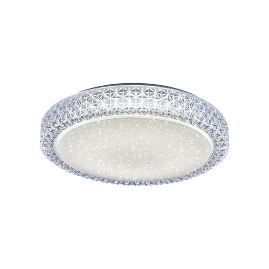 JUST LIGHT FRIDA LED Deckenleuchte Steuerbare Lichtfarbe 19W Transparent/Weiß 14371-00