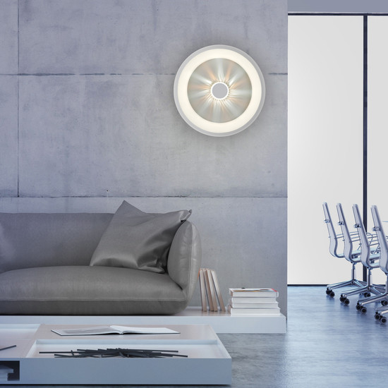 JUST LIGHT VERTIGO LED Deckenleuchte CCT Dimmbar 29W weiss 14384-16