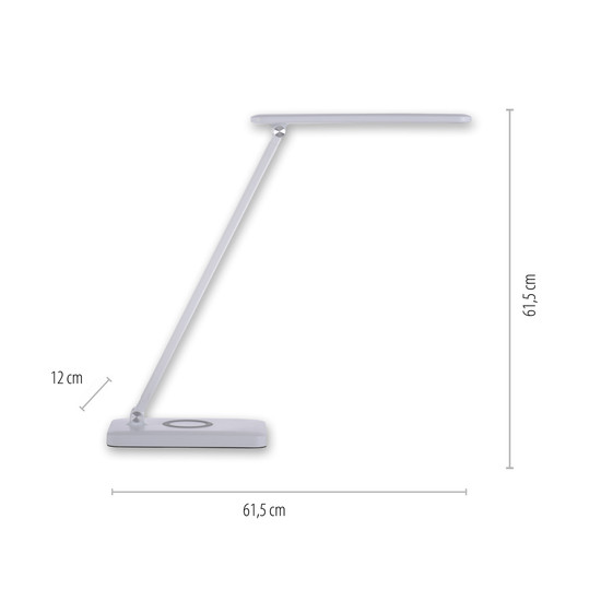 JUST LIGHT FLORENTINA LED Tischleuchte CCT Dimmbar 5W weiss 14415-16