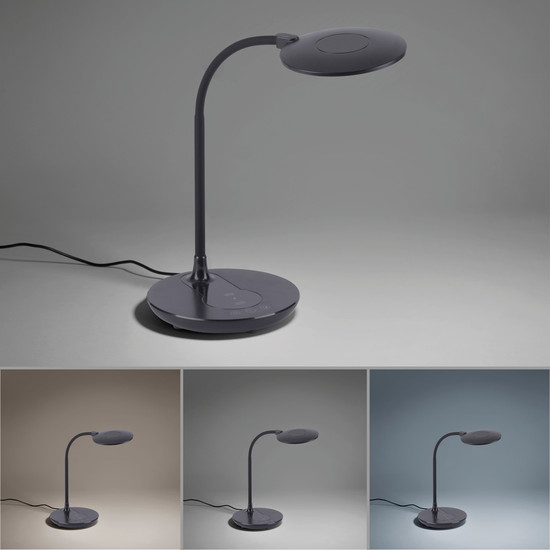JUST LIGHT ASTRID LED Tischleuchte CCT Dimmbar 5W schwarz 14416-18