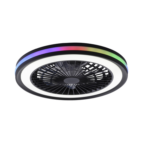 JUST LIGHT BRANDON LED Deckenleuchte CCT Dimmbar 41W 2-fach schwarz 14649-18