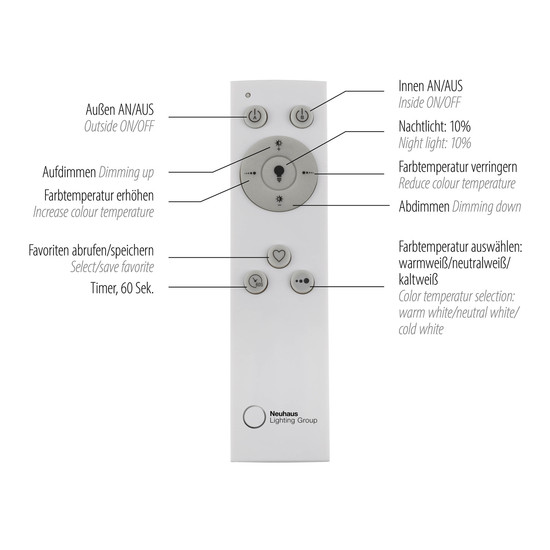 JUST LIGHT ASMIN LED Deckenleuchte CCT Dimmbar 45W schwarz 14693-18