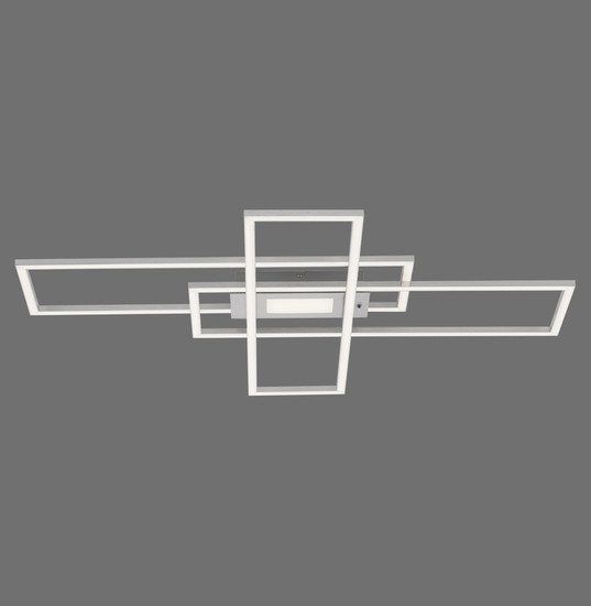 JUST LIGHT ASMIN LED Deckenleuchte CCT Dimmbar 45W stahl 14693-55