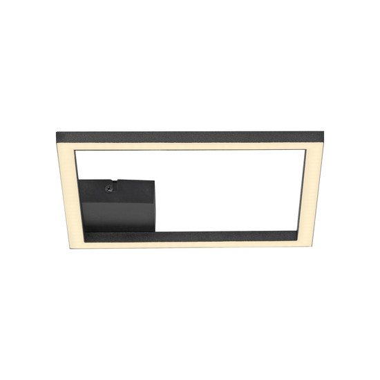 JUST LIGHT IVEN LED Deckenleuchte Warmweiss 10W schwarz 14707-18