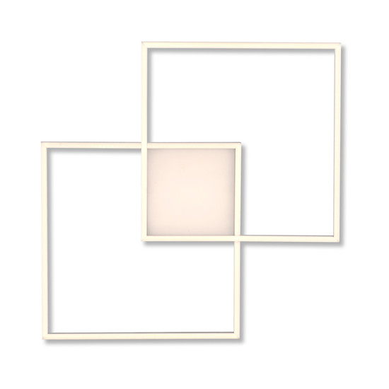 JUST LIGHT ASMIN LED Deckenleuchte CCT Dimmbar 26,5W 3-fach stahl 14712-55