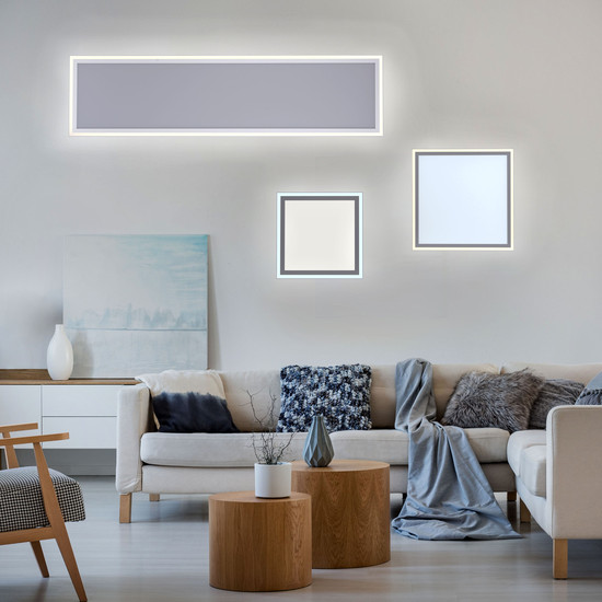 JUST LIGHT EDGING LED Deckenleuchte Steuerbare Lichtfarbe 54W Weiß 14852-16