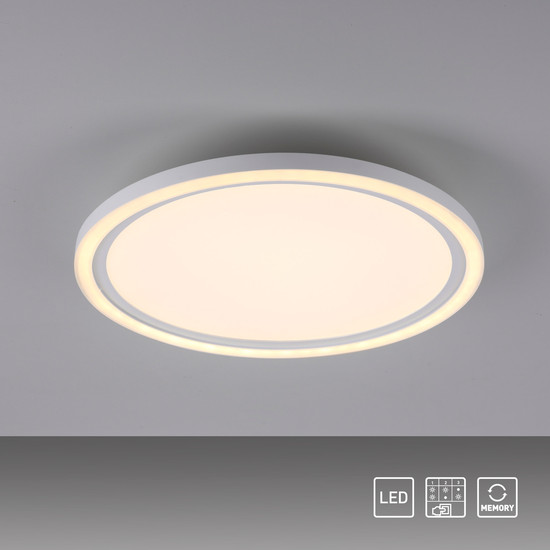 JUST LIGHT BEDGING LED Deckenleuchte Warmweiss 16W Weiß 6-6,5cm 14883-16