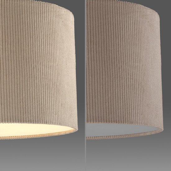 JUST LIGHT DURO Pendelleuchte E27 max. 10W sand 14892-39