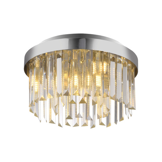 JUST LIGHT KULUNKA Kronleuchter G9 max. 5W 4-fach chrom 15048-17