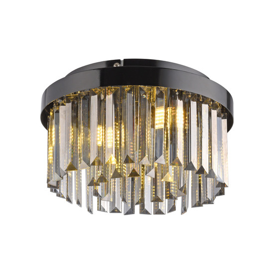 JUST LIGHT KULUNKA Kronleuchter G9 max. 5W 4-fach schwarz 15048-18