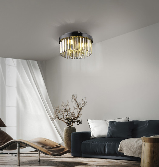 JUST LIGHT KULUNKA Kronleuchter G9 max. 5W 4-fach schwarz 15048-18