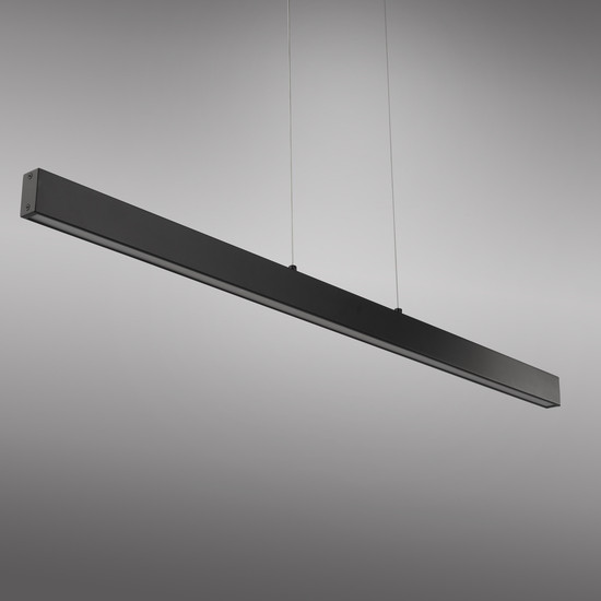 JUST LIGHT DRITTO LED Pendelleuchte Warmweiss 25W schwarz 15061-18