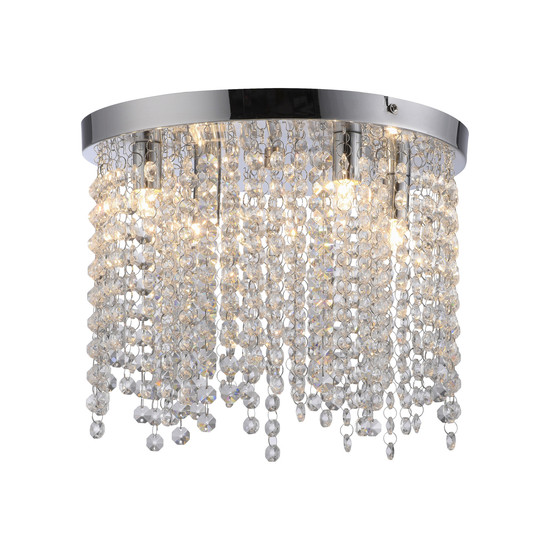 JUST LIGHT KULUNKA Kronleuchter G9 max. 5W 4-fach chrom 15064-17