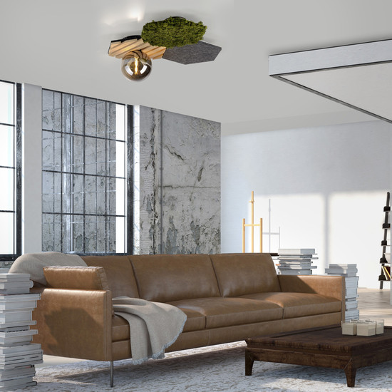 JUST LIGHT GERDA HEX Deckenleuchte G9 max. 5W multicolor 15199-70