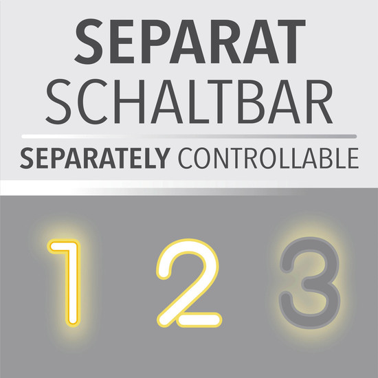 JUST LIGHT SONTURA LED Pendelleuchte Warmweiss 35W 2-fach schwarz 15248-18