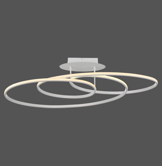 JUST LIGHT LUMACA LED Deckenleuchte Warmweiss 33W weiss 15321-16