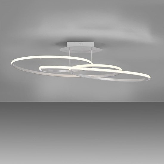 JUST LIGHT LUMACA LED Deckenleuchte Warmweiss 33W weiss 15321-16
