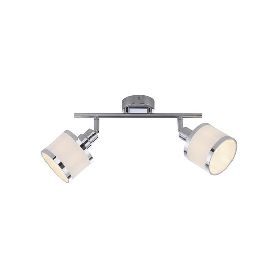 JUST LIGHT ACCOR Deckenleuchte E14 max. 25W 2-fach chrom 15372-17
