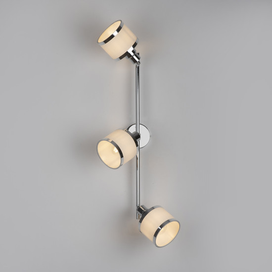 JUST LIGHT ACCOR Deckenleuchte E14 max. 25W 3-fach chrom 15373-17