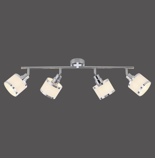 JUST LIGHT ACCOR Deckenleuchte E14 max. 25W 4-fach chrom 15374-17