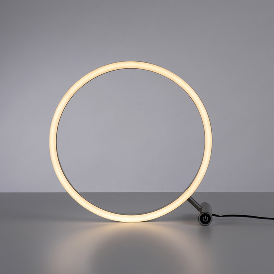 JUST LIGHT RITUS LED Tischleuchte Warmweiss Dimmbar 11,5W aluminium 15390-95