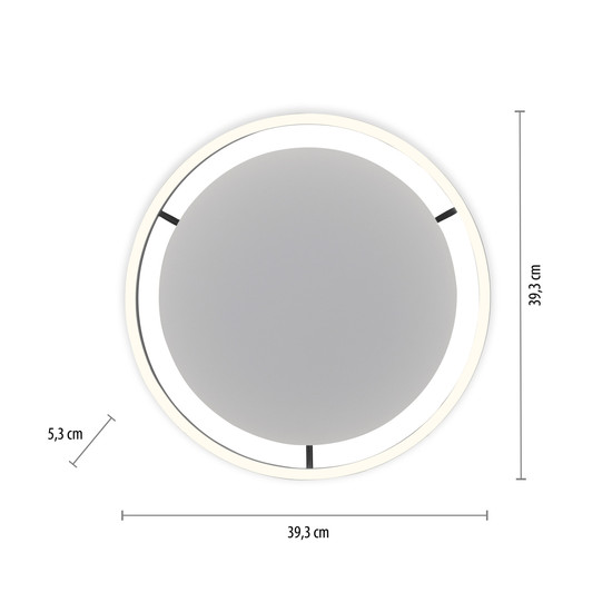 JUST LIGHT RITUS LED Deckenleuchte Warmweiss Dimmbar 20W anthrazit 15391-13