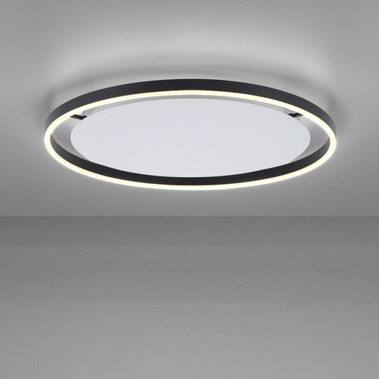 JUST LIGHT RITUS LED Deckenleuchte Warmweiss 28W Anthrazit/Weiß 15392-13