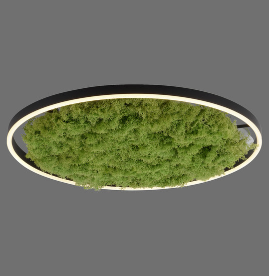 JUST LIGHT GERDA RITUS LED Deckenleuchte Warmweiss Dimmbar 28W moos 15392-66