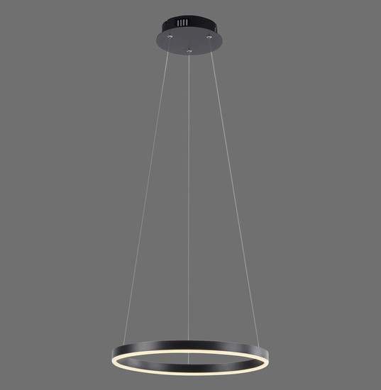 JUST LIGHT RITUS LED Pendelleuchte Warmweiss Dimmbar 20W anthrazit 15393-13
