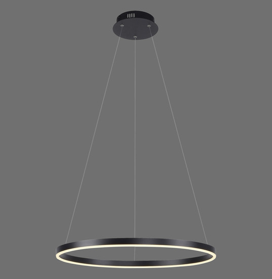 JUST LIGHT RITUS LED Pendelleuchte Warmweiss Dimmbar 28W anthrazit 15394-13