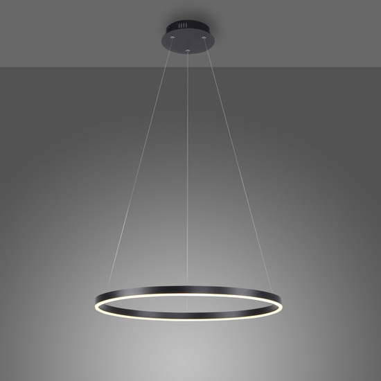 JUST LIGHT RITUS LED Pendelleuchte Warmweiss Dimmbar 28W anthrazit 15394-13