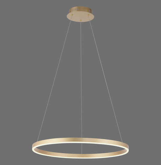 JUST LIGHT RITUS LED Pendelleuchte Warmweiss Dimmbar 28W messingmatt 15394-60