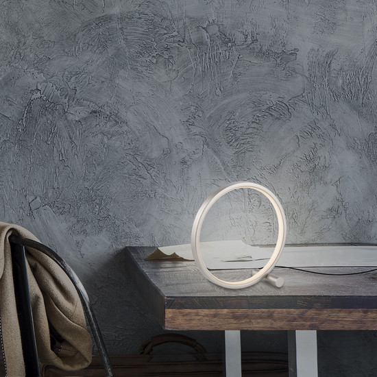 JUST LIGHT MINI RITUS LED Tischleuchte Warmweiss 10,5W silber 15395-21
