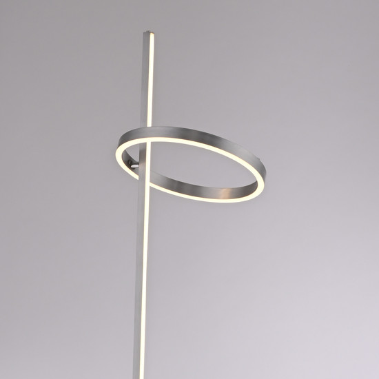 JUST LIGHT RITUS LED Stehleuchte Warmweiss Dimmbar 19,5W 2-fach stahl 15397-55