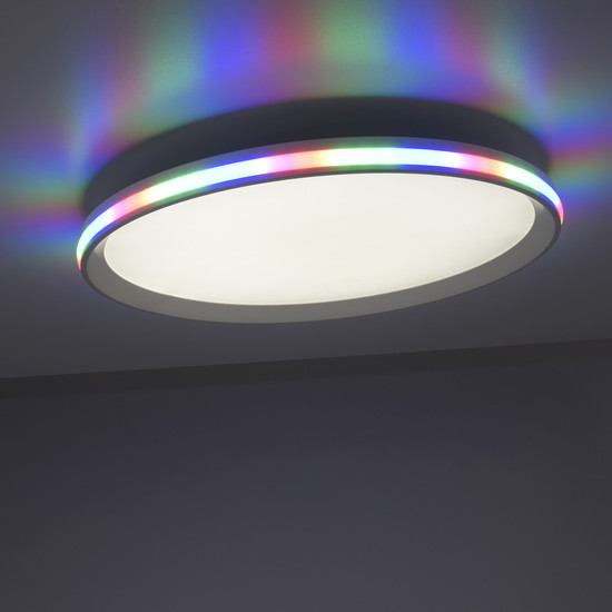 JUST LIGHT GALACTICA LED Deckenleuchte Steuerbare Lichtfarbe 22W Weiß 15555-16