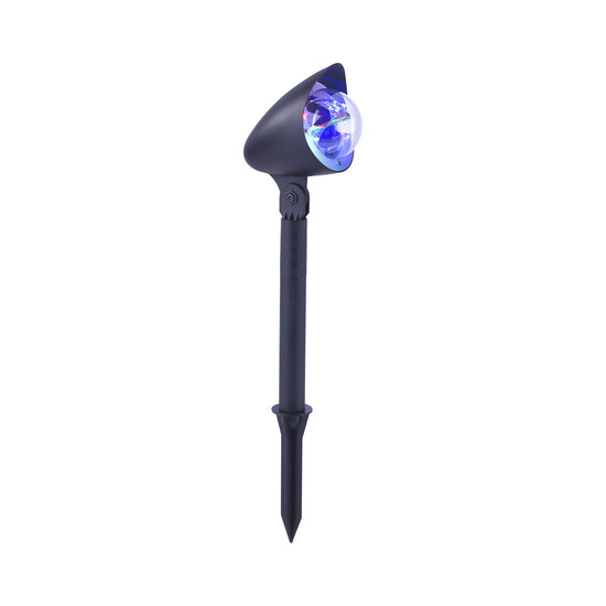 JUST LIGHT DISCO LED Erdspießleuchte RGB 3W schwarz IP44 19035-18