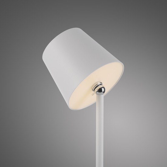 JUST LIGHT BOTERIA LED AKKU-Tischleuchte Warmweiss Dimmbar 2,5W weiss IP54 19251-16
