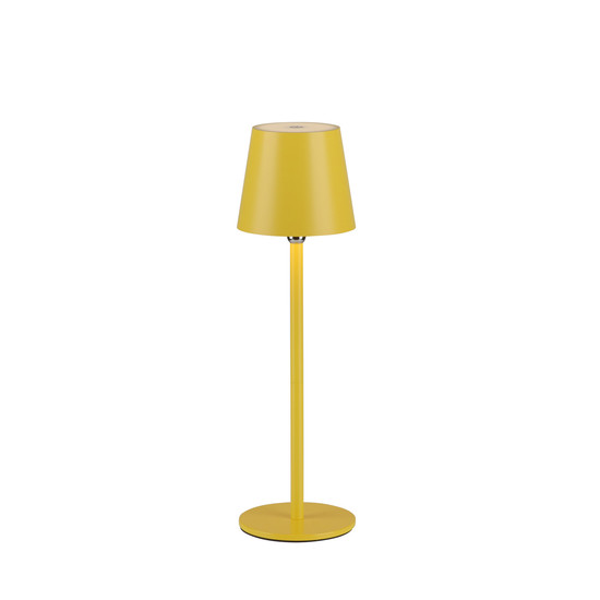 JUST LIGHT BOTERIA LED AKKU-Tischleuchte Warmweiss Dimmbar 2,5W gelb IP54 19251-81
