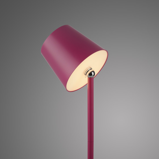 JUST LIGHT BOTERIA LED AKKU-Tischleuchte Warmweiss Dimmbar 2,5W pink IP54 19251-87