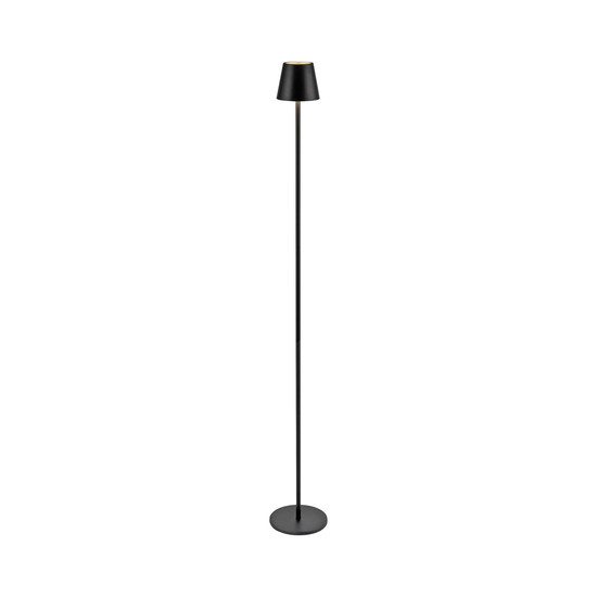 JUST LIGHT EURIA LED AKKU-Stehleuchte Warmweiss Dimmbar 2,5W schwarz IP54 19252-18