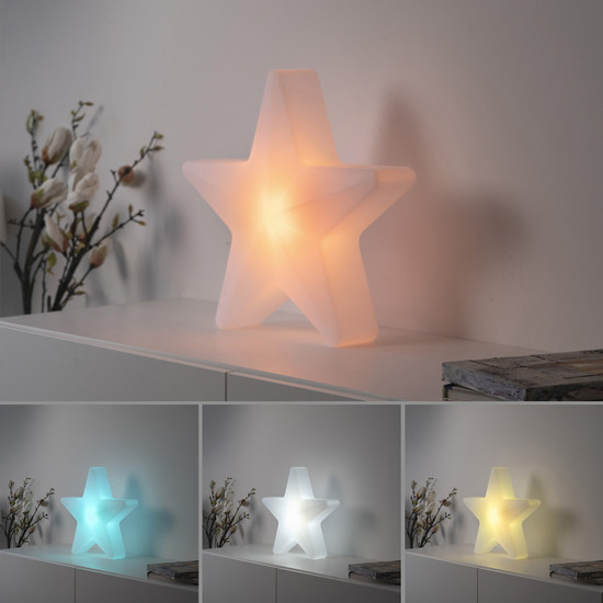 JUST LIGHT AKKU STAR LED AKKU-Leuchte CCT Dimmbar 2W weiss IP44 19290-16