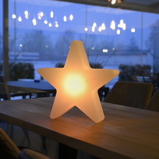 JUST LIGHT AKKU STAR LED AKKU-Leuchte CCT Dimmbar 2W weiss IP44 19290-16