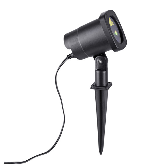 JUST LIGHT LASER LED Erdspießleuchte Laser Grün,Rot max.6W schwarz IP44 19940-18