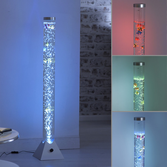 JUST LIGHT AVA LED Wassersäule RGB 0,72W 12-fach stahl 85106-55