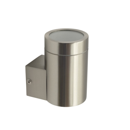 Kanlux MAGRA EL Wandleuchte Ø7.6cm Edelstahl