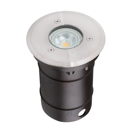 Kanlux Berg DL-100 Bodeneinbauleuchte rund 11cm Edelstahl 7172